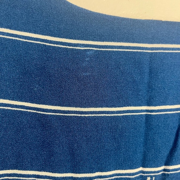 Free People Sleepy Time Indigo Stripe Kimono Top   Size small - Picture 8 of 8